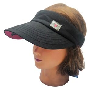 Joe Boxer Black  & Red  Adjustable Visor Unisex Cap